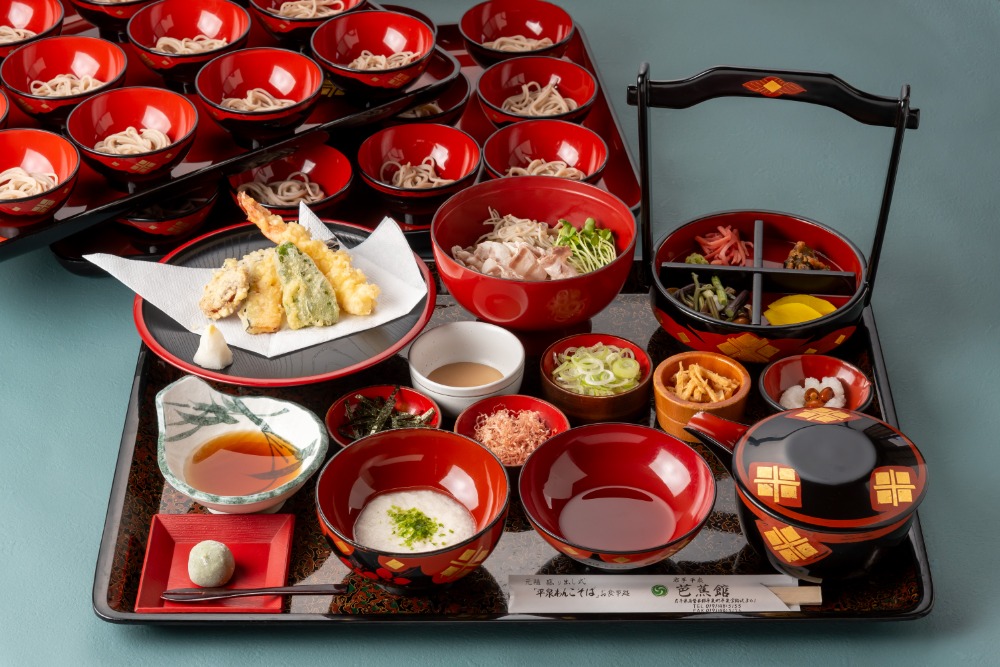 盛り出し式わんこそば